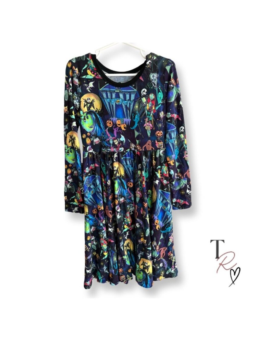 Mysterium NWT Nightmare Before Christmas Jack Sally Halloween Dress Size 7/8